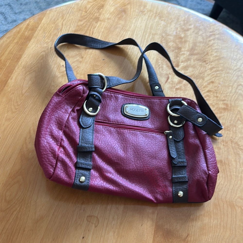 Rossetti handbag red and brown